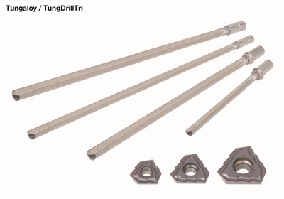 泰珂洛创新设计的可转位式枪钻TungDrillTri让深孔加工不再难