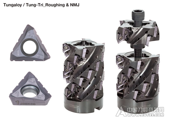 泰珂洛TungTri系列方肩铣刀扩充了玉米铣刀盘和NMJ槽型刀片