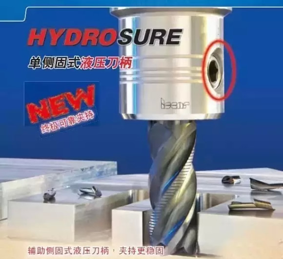 伊斯卡推出革新的辅助侧固式液压刀柄