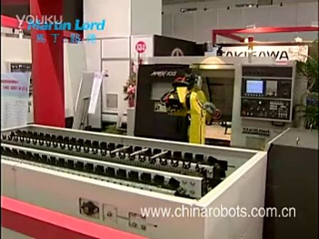 轴类零件的车削加工机器人自动化上下料视频 (899播放)