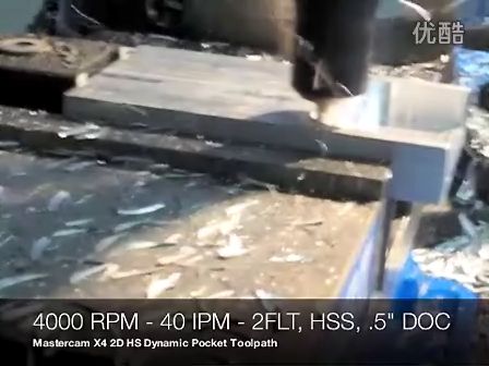 Mastercam 2D动态铣削 (900播放)