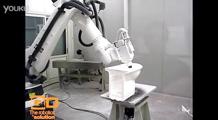 KUKA 5轴机器人 聚苯乙烯铣削加工 (396播放)