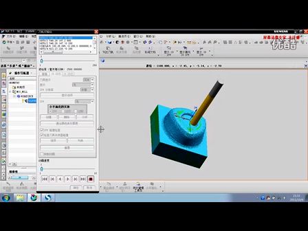 UG NX7.5 3D模型铣削加工 (968播放)