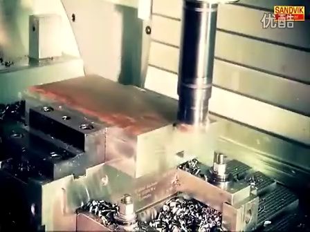使用山特维克可乐满 CoroMill 490进行数控铣削 (1322播放)