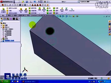 SolidWorks加工软件CAMWorks-内螺纹铣削 (1298播放)