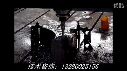 大孔径数控龙门钻床深孔钻孔加工 (399播放)