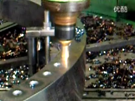 加工风电法兰孔 (847播放)