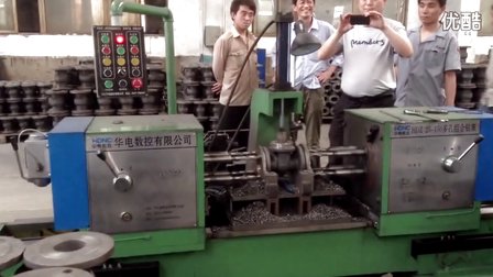 阀门法兰专用钻床 30秒加工一个阀门 卧式多孔钻床 双面开工 (1248播放)