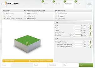 在线使用 GPS 2.20--瓦尔特推出带铣加工新功能的刀具推荐软件升级版