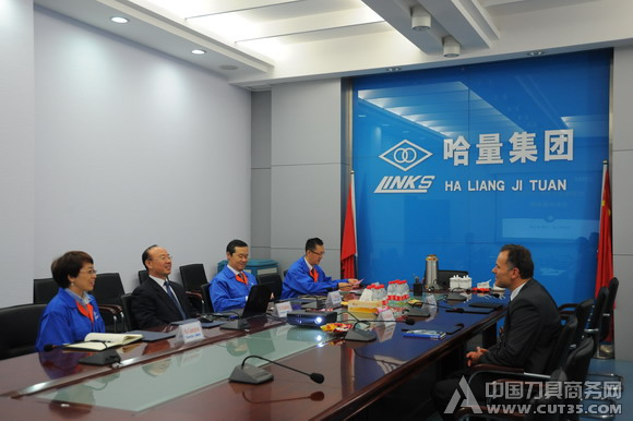 哈量董事长魏华亮会见德国沃好特总经理沃好特