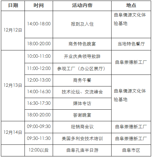 曲阜崇德十周年暨新工厂开业庆典 邀请函