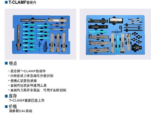 特固克08新品：T-Clamp 槽刀系列套装