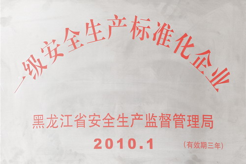 哈量集团被评为“一级安全生产标准化企业”