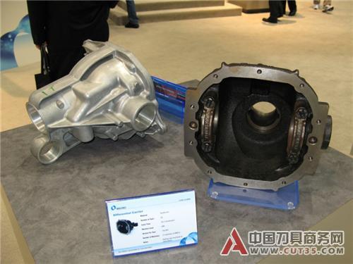 牧野铣刀制作所MTS2010展出加工能力范围更大的卧式4轴控制MC