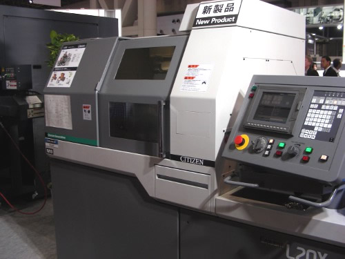 (JIMTOF)西铁城精机展出小型精密自动车床
