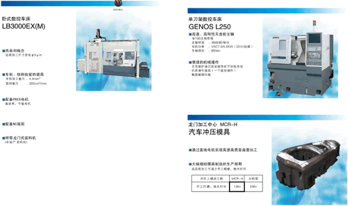 大隈机械CIMES2012展品预览（展位号：W2-A201）