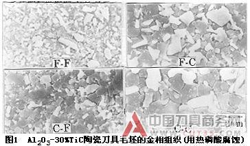 切削高硬度钢的氧化铝-碳化钛陶瓷刀具