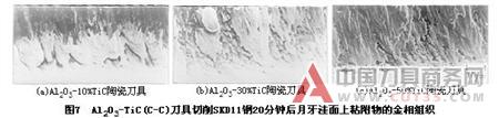 切削高硬度钢的氧化铝-碳化钛陶瓷刀具