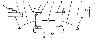浮动夹紧双向定心夹紧机构